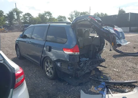 2014 Toyota Sienna Xle V6 8 Passenger from USA, damaged, VIN 5TDYK3DC8ES425294